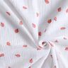 Mušelín / dvojitá mačkaná tkanina Beruška digitální potisk | Poppy Fabrics – bílá,  thumbnail number 3