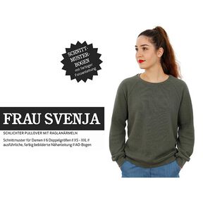 FRAU SVENJA – jednoduchá mikina s raglánovými rukávy, Studio Schnittreif  | XS -  XXL, 