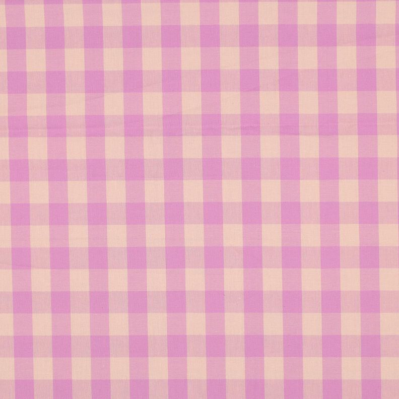 Bavlněný popelín Károvaná | Poppy Fabrics – světle růžová/pastelově fialová,  image number 1