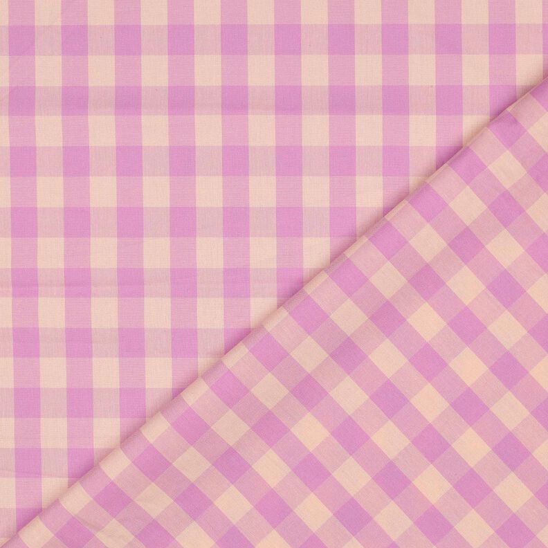 Bavlněný popelín Károvaná | Poppy Fabrics – světle růžová/pastelově fialová,  image number 4