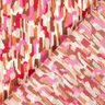 Tahy štětcem na krepové tkanině – pink/tmavě béžová,  thumbnail number 4