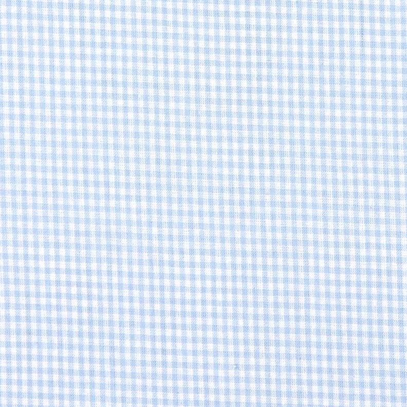 Bavlněný Vichy - 0,2 cm – světle modra,  image number 1