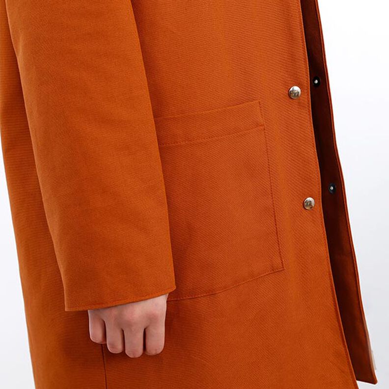 FRAU KARO – podšitá parka s kapucí a nakládanými kapsami, Studio Schnittreif | XS - XXL,  image number 6