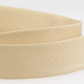 Šikmý proužek Polycotton [20 mm] – světle béžová, 