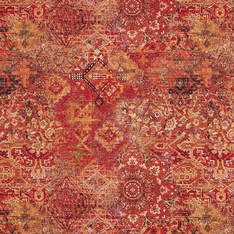 Dekorační látka Gobelín tkaný koberec – terracotta/ohnivě červená,  image number 1