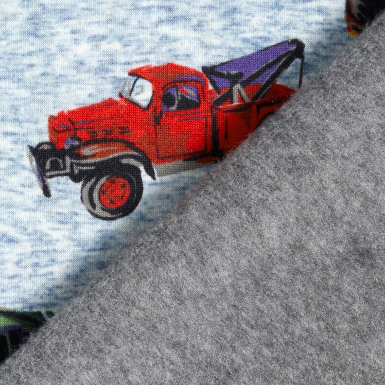 Alpenfleece Nákladní automobily a bagry – džínově modrá/šedá,  image number 4