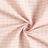 Žakár kosočtvercový vzor – růžová/vlněná bílá,  thumbnail number 3