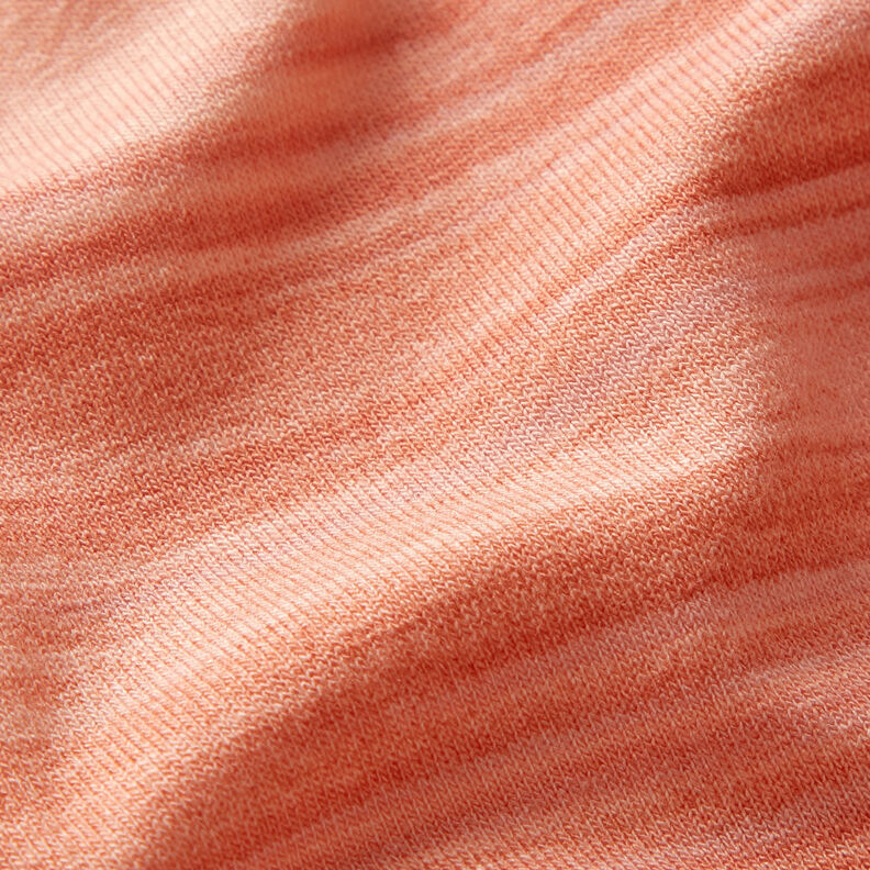 Viskózový žerzej Podélné pruhy s barevným přechodem – tmavě červená/meruňková,  image number 4