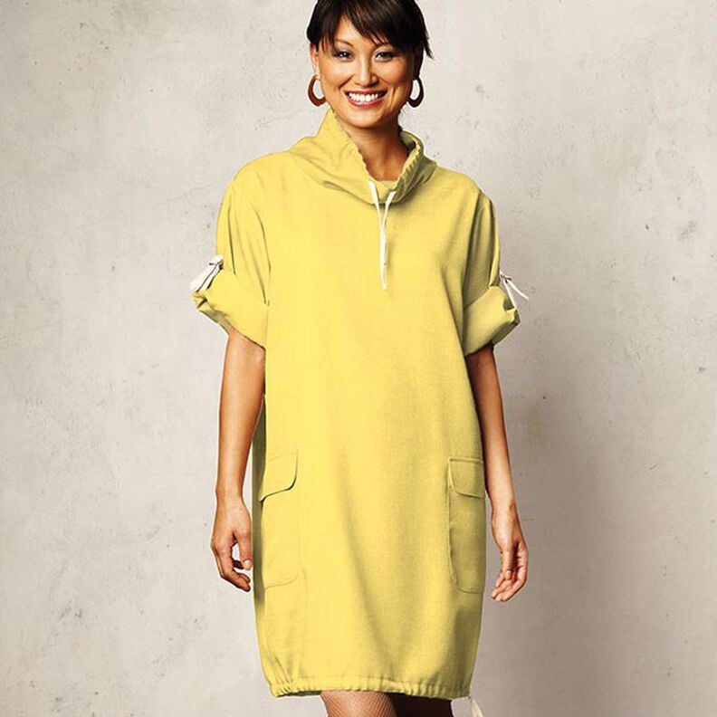 Lehké francouzské froté jednobarevné – sluníčkově žlutá,  image number 9