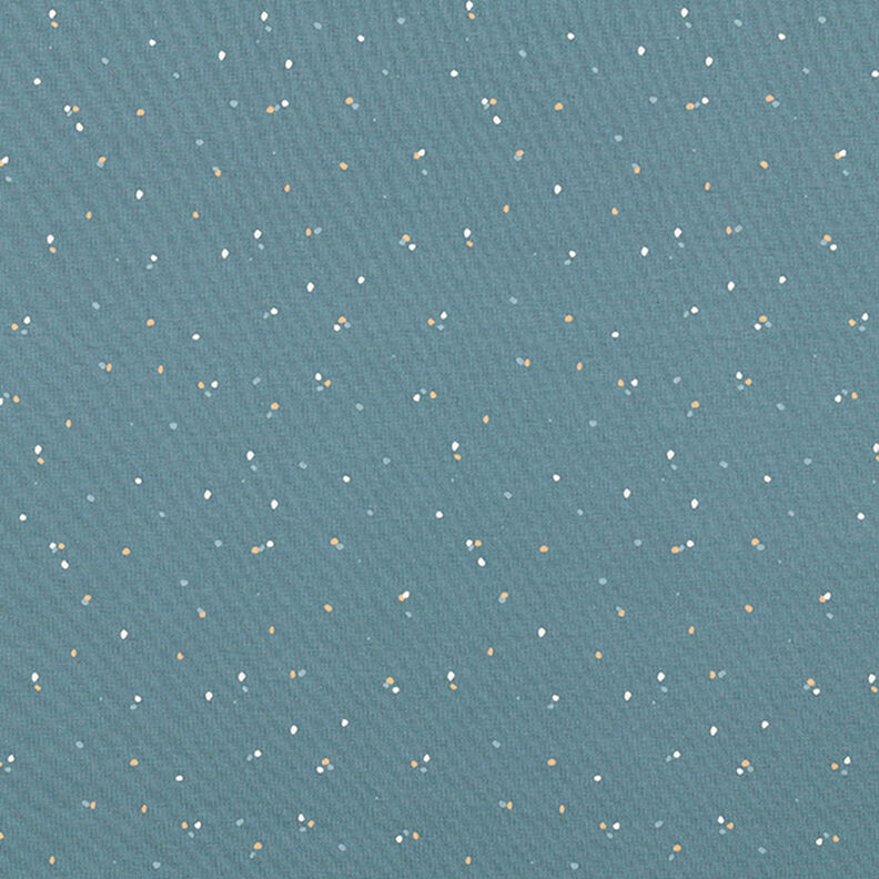 Bavlněný žerzej Nepravidelné skvrny  – džínově modrá,  image number 1
