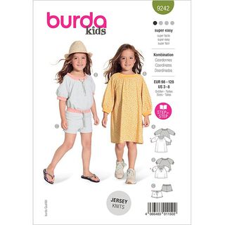 sladěný outfit  | Burda 9242 | 98-128, 