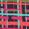 Viskózová látka stretch Line Layers | Nerida Hansen – merlot/oranžová,  thumbnail number 1