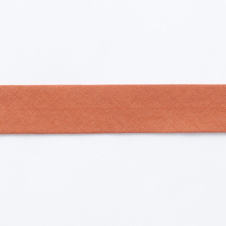 Šikmý proužek Bio bavlna [20 mm] – terracotta,  image number 1
