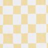 Bavlněná látka Kreton Abstraktní kostky – bílá/vanilkově žlutá,  thumbnail number 1