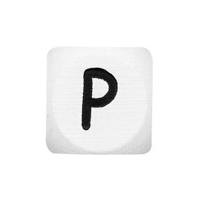 Dřevěná písmena P – bílá | Rico Design, 