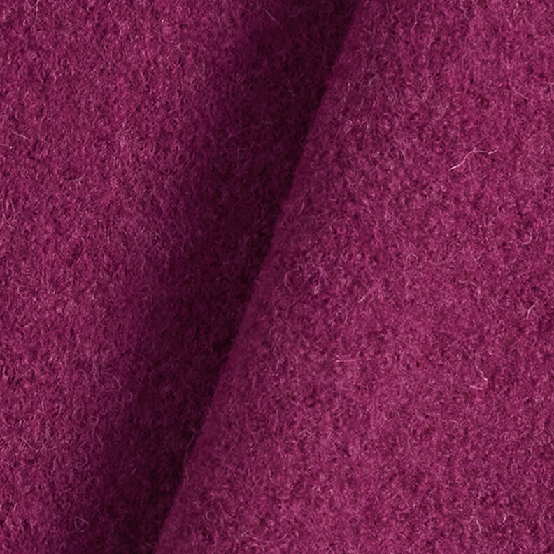 Valchovaný vlněný loden – purpurová,  image number 3