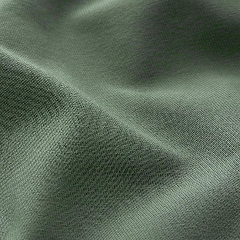 Bavlněný žerzej Medium jednobarevný – piniová, image number 4