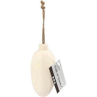 Dřevěný přívěsek ovál,  9 cm, 