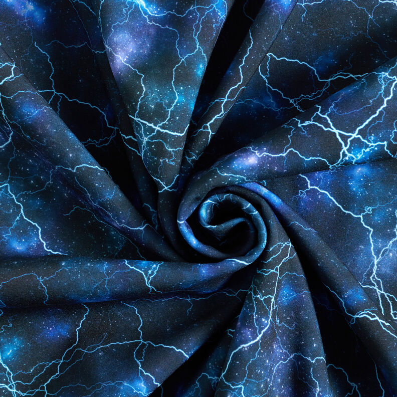 Softshell Bouřka digitální potisk – noční modrá,  image number 4