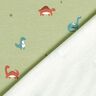 Bavlněný žerzej Šťastní dinosauři – šedobéžová,  thumbnail number 4