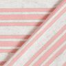 Viskózový žerzej s nepravidelnými třpytivými pruhy – vlněná bílá/rose,  thumbnail number 4