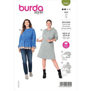 Šaty, Burda 6095 | 44-54, 