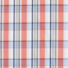 Bavlněná směs tartan s lesklými proužky – korálová,  thumbnail number 1
