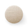 Potažený knoflík, Len Medium – písková,  thumbnail number 1