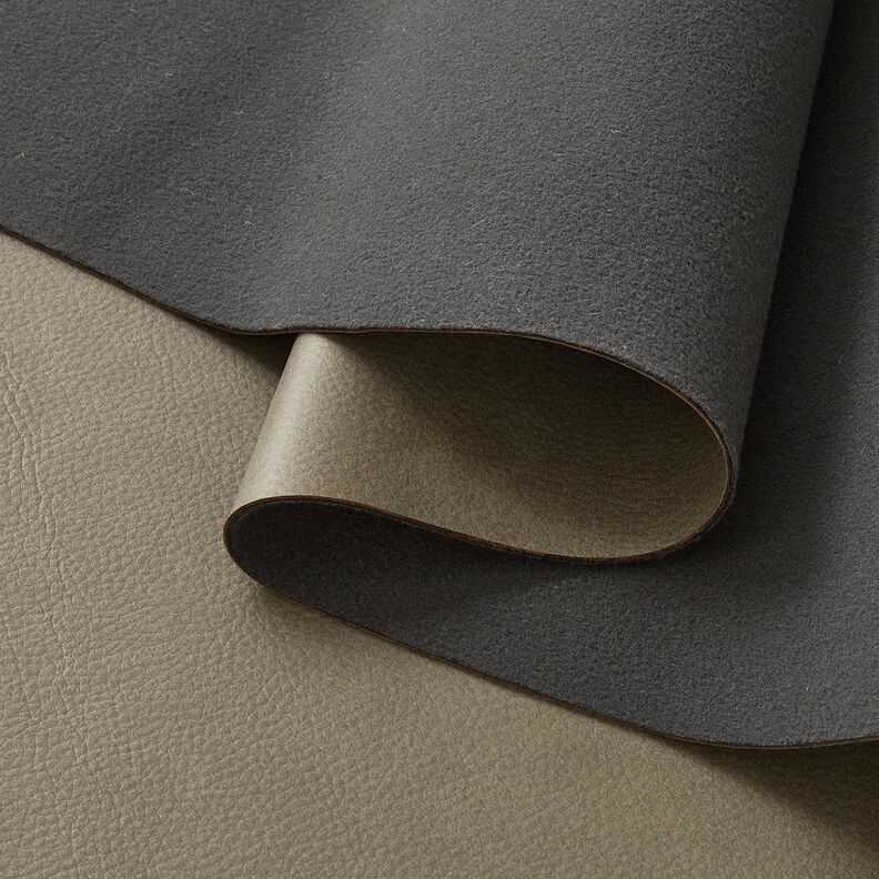 Čalounická látka Vzhled potištěné kůže – šedá,  image number 4