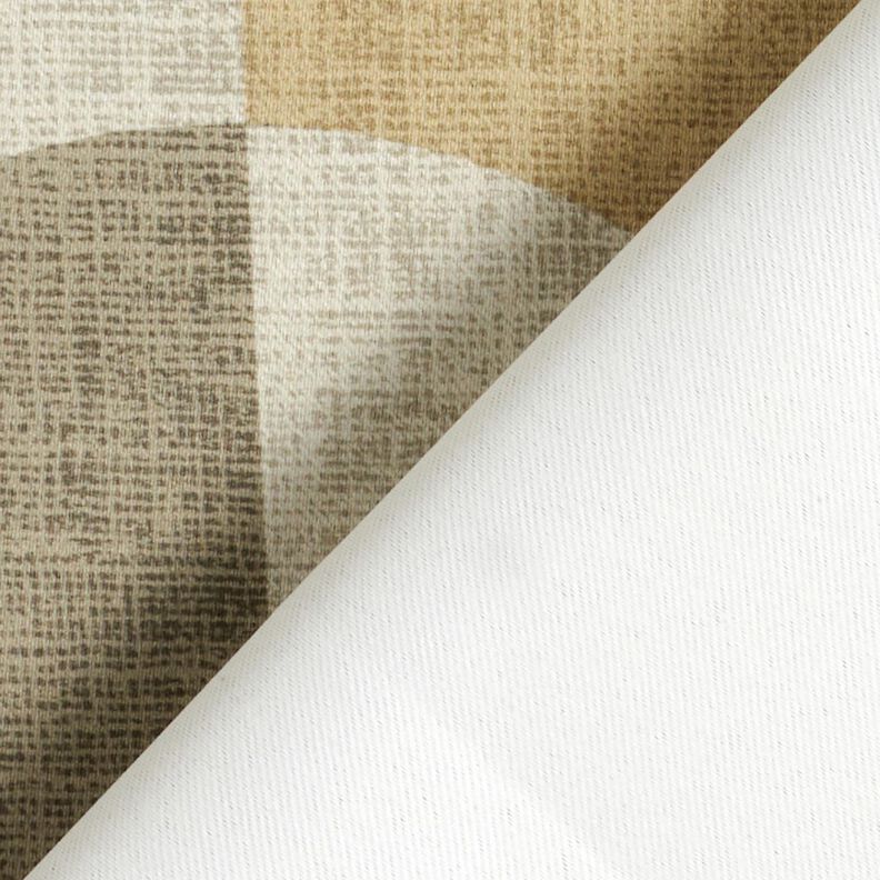 Zatemňovací látka Abstraktní klenby – khaki/taupe (šedohnědá), image number 4