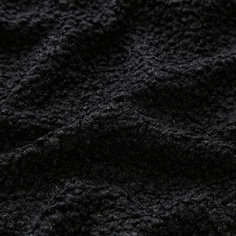 Úplet Bouclé Uni – černá,  image number 2