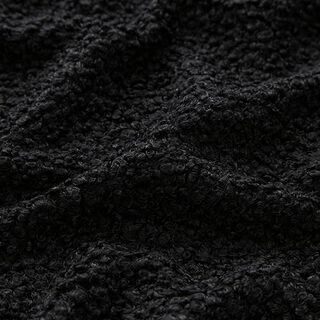 Úplet Bouclé Uni – černá, 