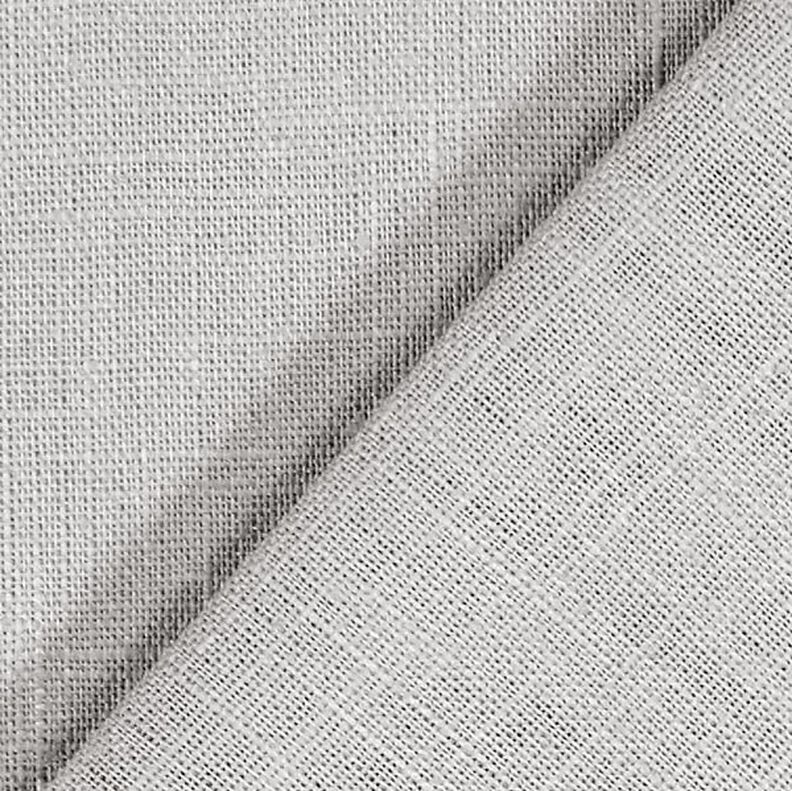 Lněná látka Ramie mix medium – stříbrná,  image number 4