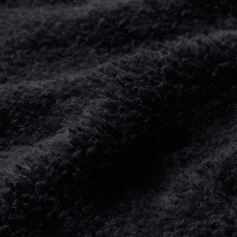 Materiál sherpa Směs s bavlnou Jednobarevné provedení – černá, image number 2