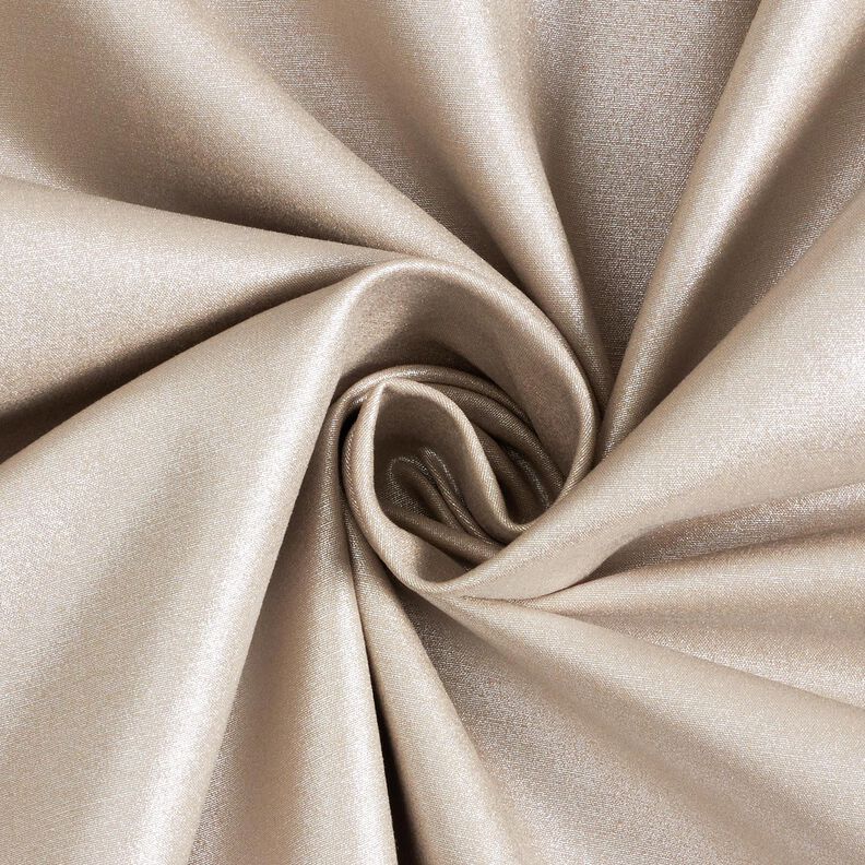 Strečová tkanina na kalhoty třpytivá – zlatá metalická/béžová,  image number 1