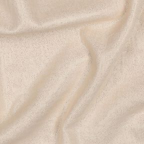 Mušelín / dvojitá mačkaná tkanina Jemné třpytivé puntíky | Poppy Fabrics – písková, 