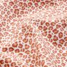 Bavlněná látka Kreton Malý leopard – slonová kost/mědená,  thumbnail number 2