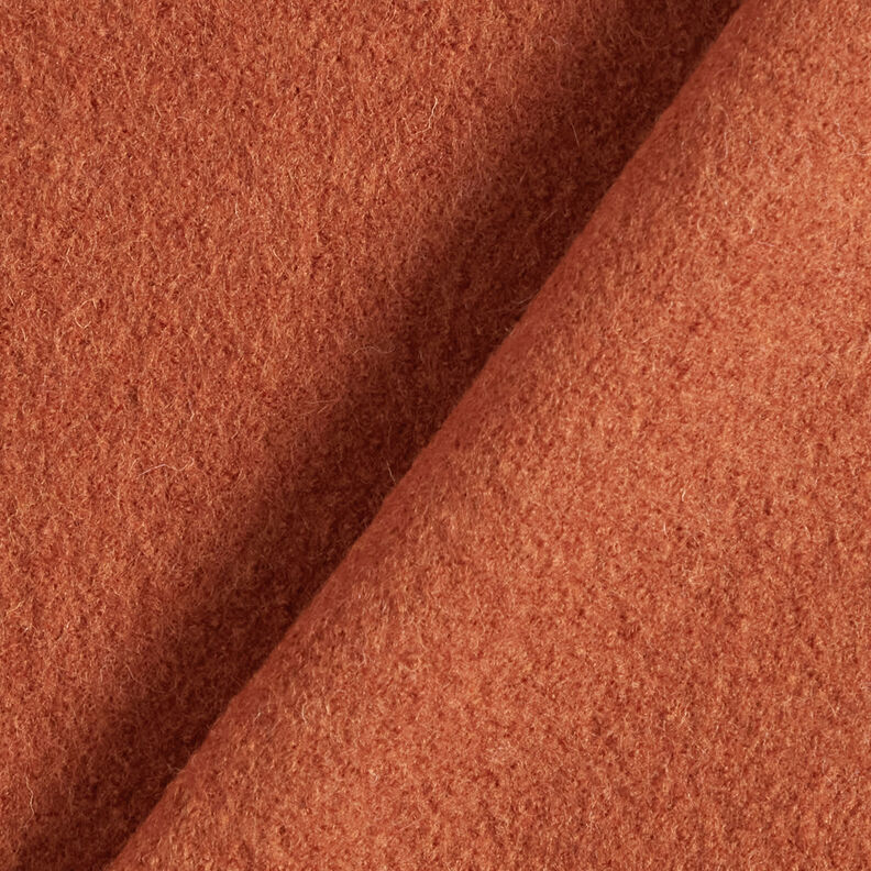 Valchovaný vlněný loden – terracotta,  image number 3