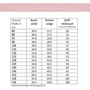 Žerzejová stupňovitá sukně, Lillesol & Pelle No. 3 | 80 - 164, 