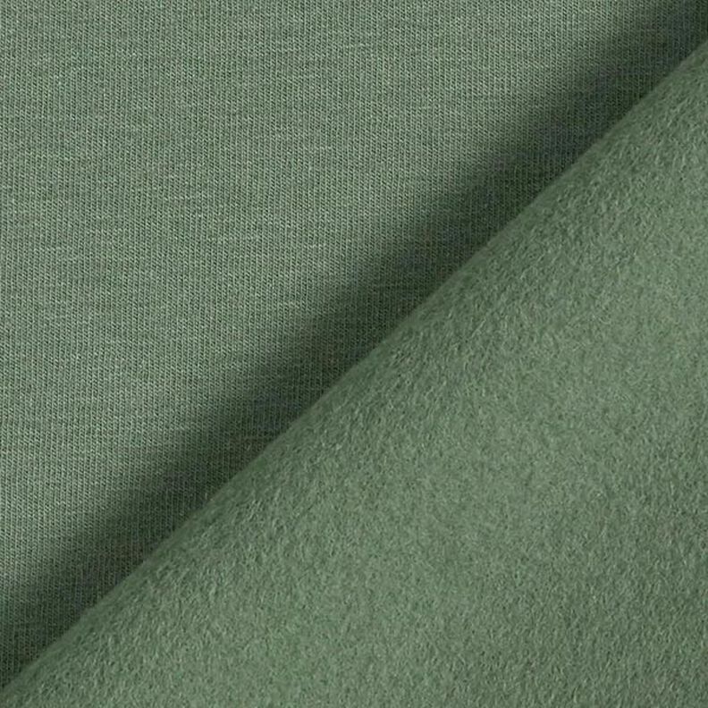 Lehká bavlněná teplákovina jednobarevná – piniová,  image number 5