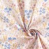 Povrstvená bavlna Barevná květinová louka – bílá/pastelově fialová,  thumbnail number 4