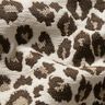 Čalounická látka Žakár Leopard – kremová/sasanková,  thumbnail number 2
