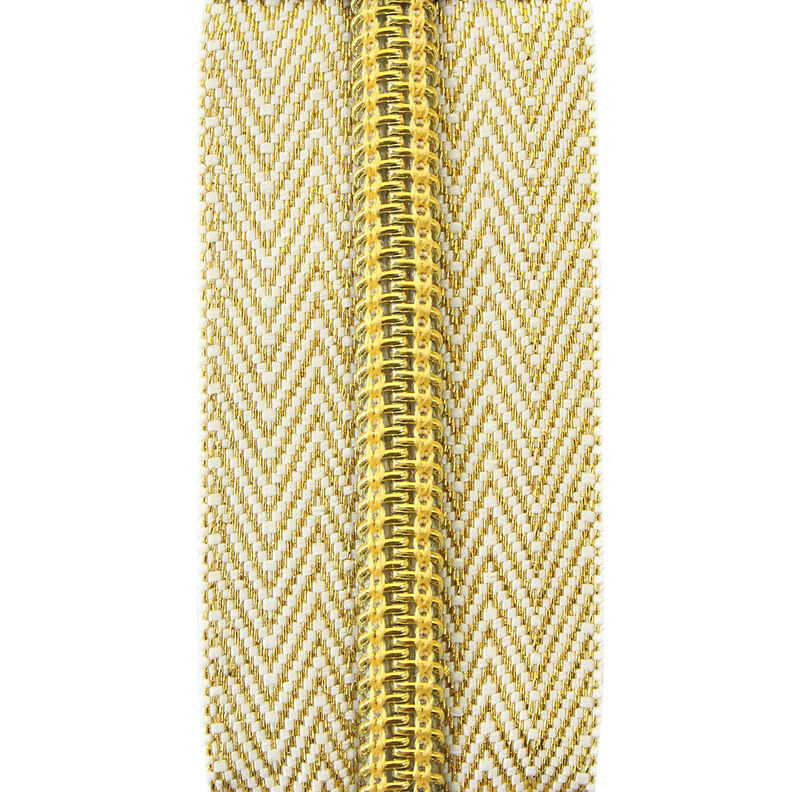 Nekonečný zip | Prym – zlatá metalická,  image number 1