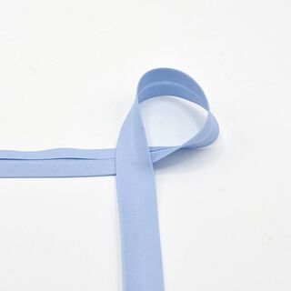 Šikmý proužek Popelín [20 mm] – světle modra, 