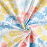 Francouzské froté barevné květy – bílá/mix barev,  thumbnail number 3