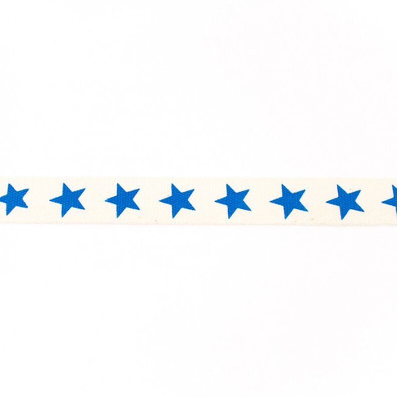 Tkaná stuha Bavlna Hvězdy – namornicka modr,  image number 1
