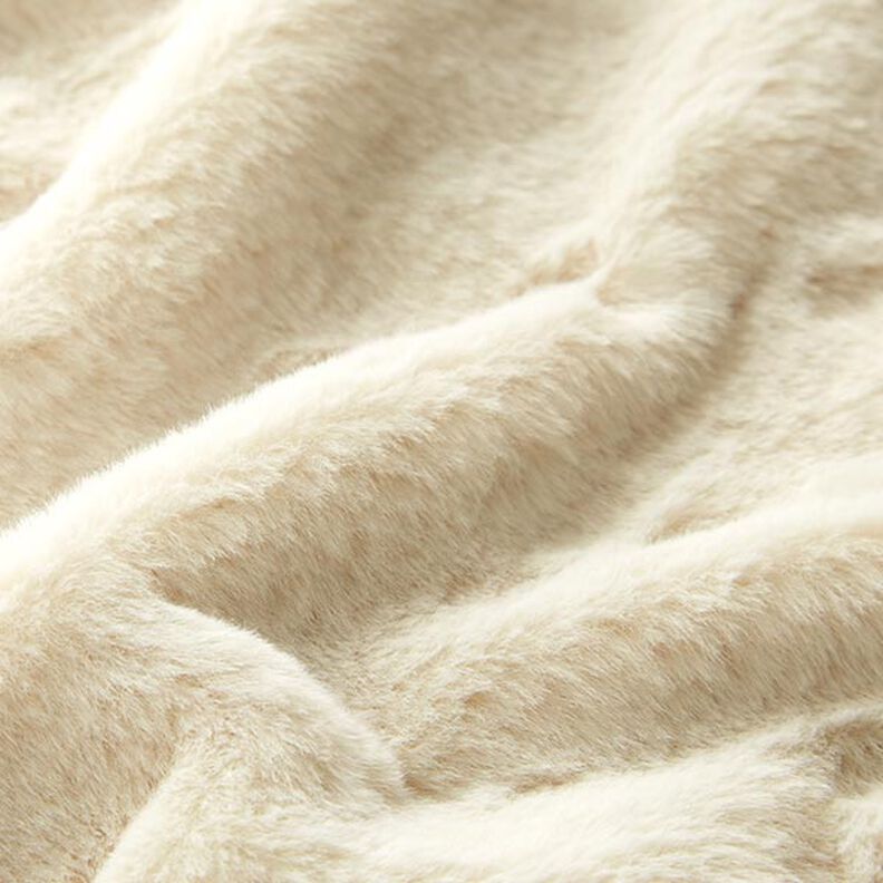 Čalounická látka Umělá kožešina – vlněná bílá,  image number 3