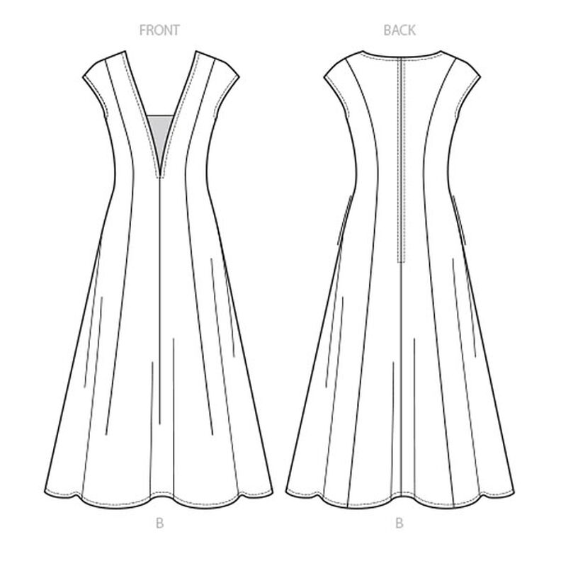 Večerní šaty, Very Easy Vogue 9292 | 32 - 48,  image number 8