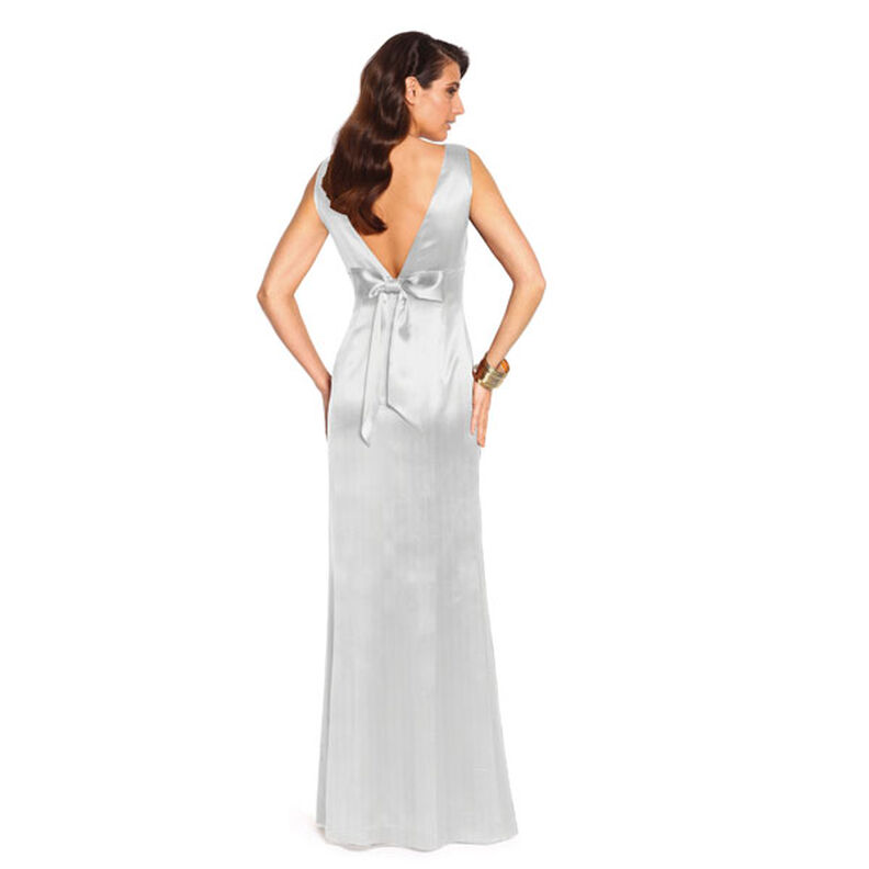 Stretch Satin – vlněná bílá,  image number 5