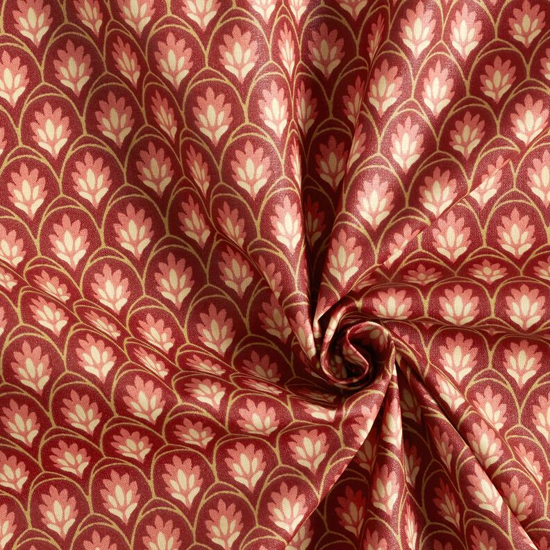 Povrstvená bavlna Oblouky – terracotta,  image number 3